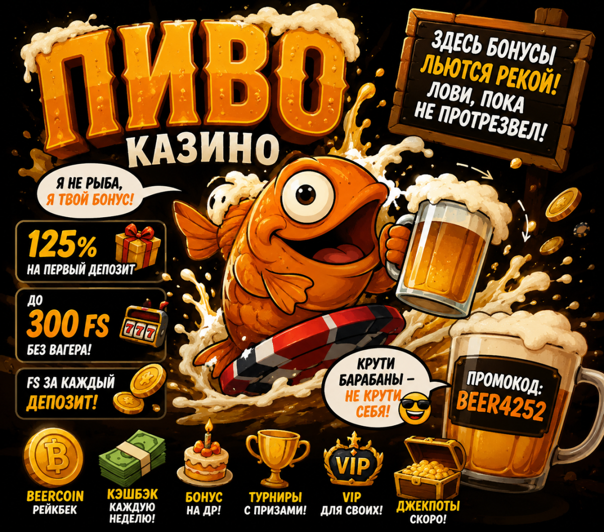 Пиво казино (Beer Casino) - отзывы игроков